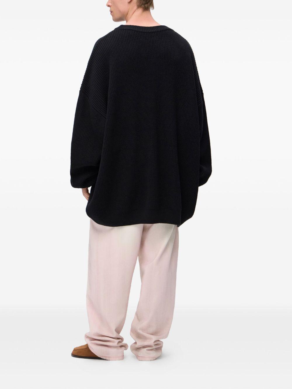 ribbed cotton sweater Product Image