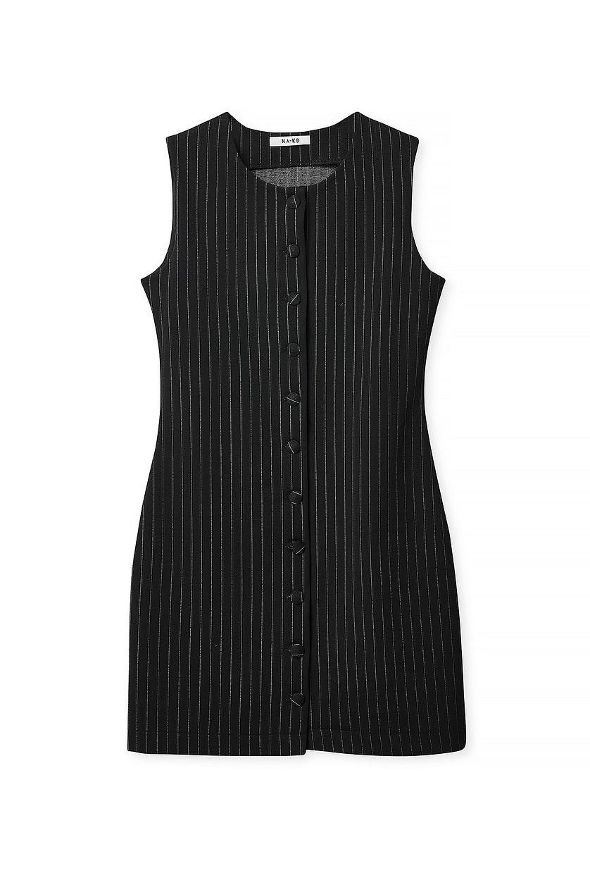 Punto Button Mini Dress Product Image