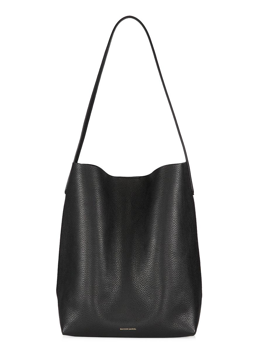 Womens Everyday Cabas Pebbled-Leather Bag Product Image