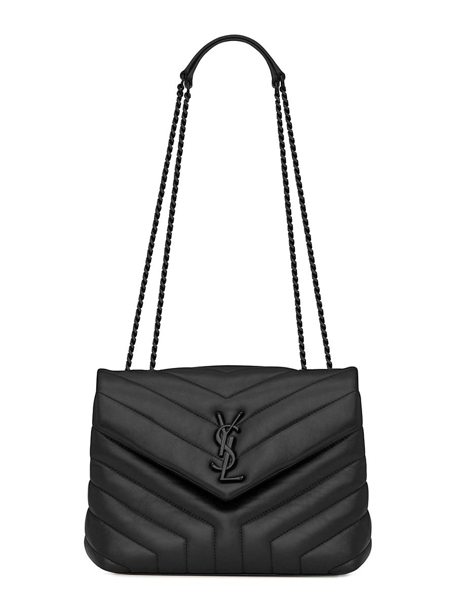 Womens Loulou Small Shoulder Bag in Quilted Leather Product Image