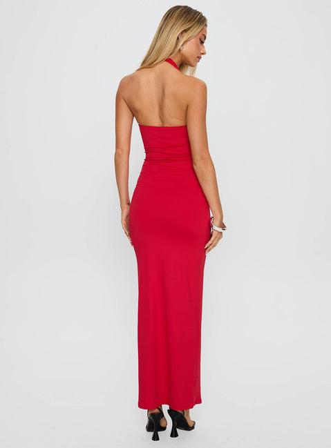 Spicy Maxi Dress Red Product Image
