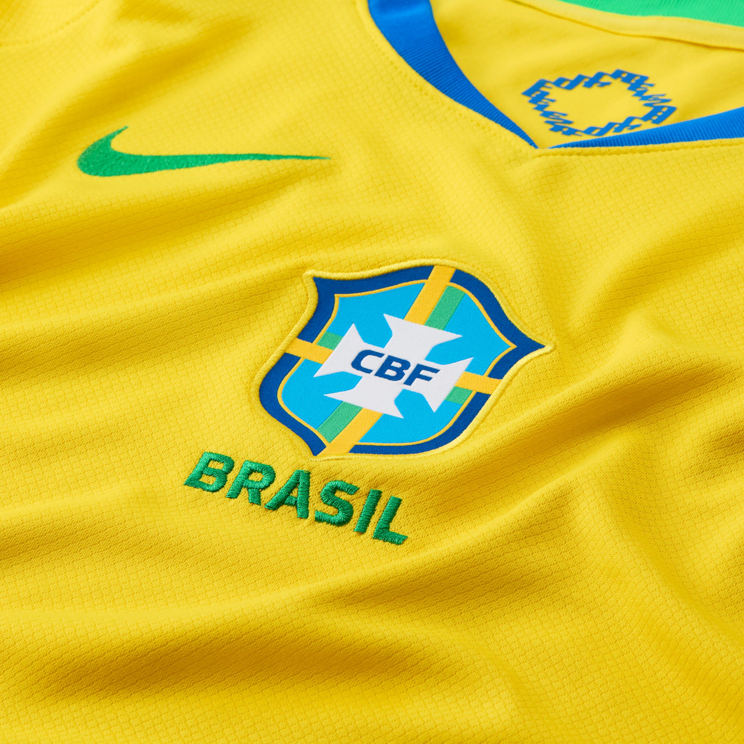 Brazil 2025 Stadium Home (Team) Nike Mens Dri-FIT Soccer Replica Jersey | FZ9011-718 Product Image
