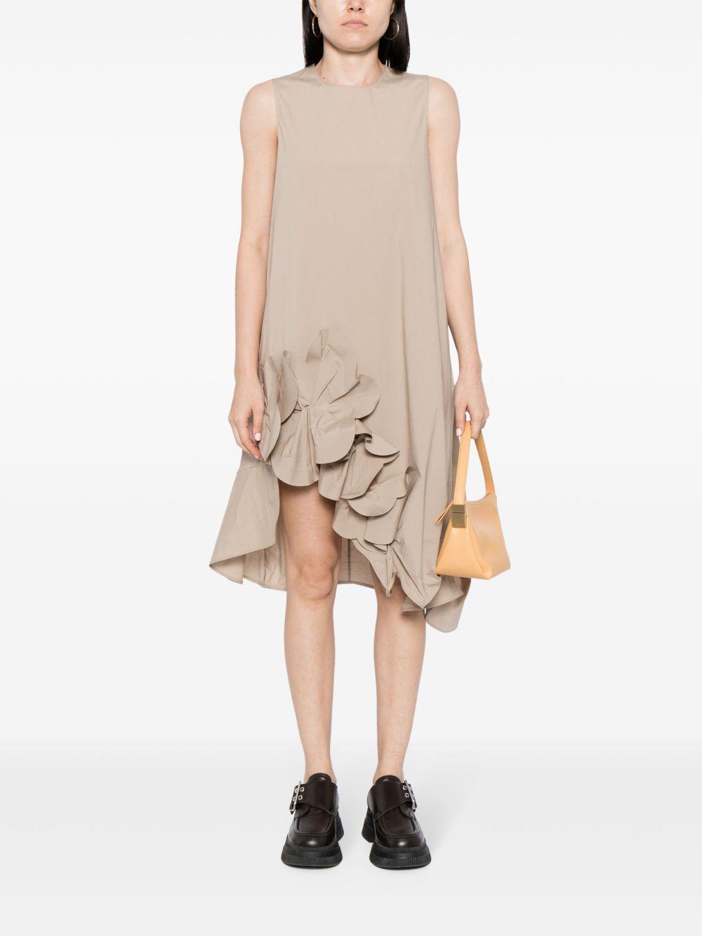 flower-detailing cotton-blend dress Product Image
