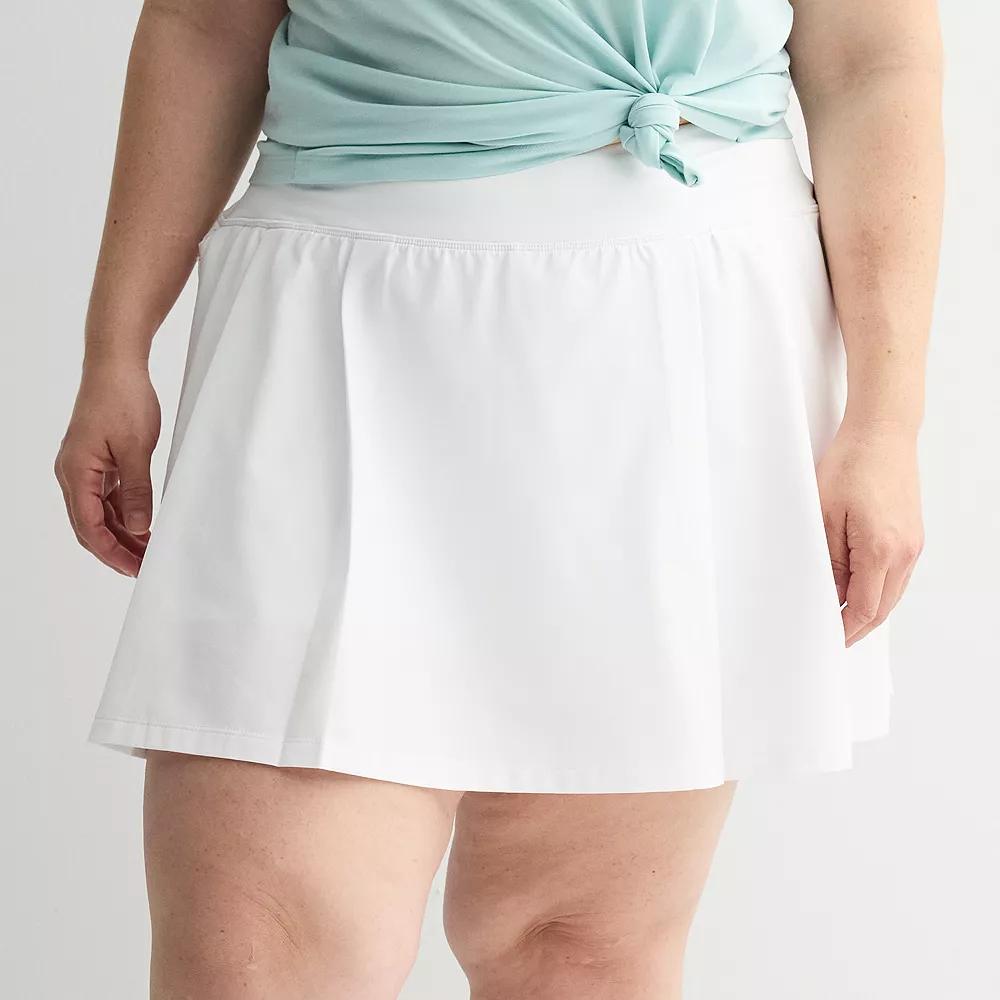Plus Size Tek Gear Woven Golf Skort, Women's, Size: 4XL, Modern White Product Image