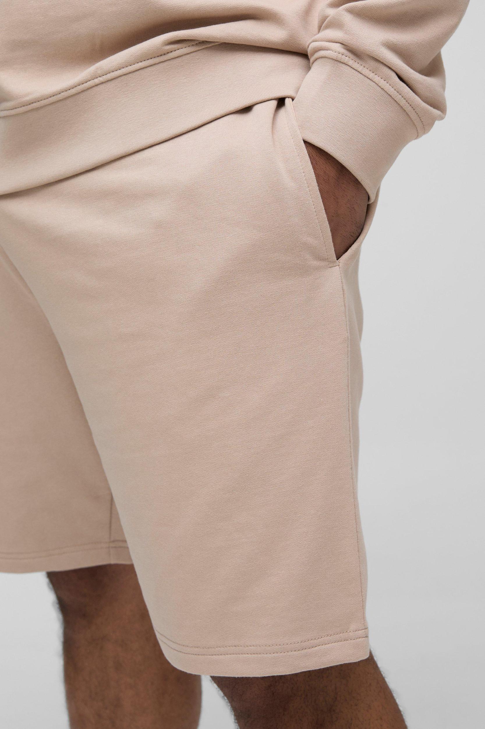 Plus 260GSM Loopback Regular Fit Basic Shorts | boohooMAN USA Product Image