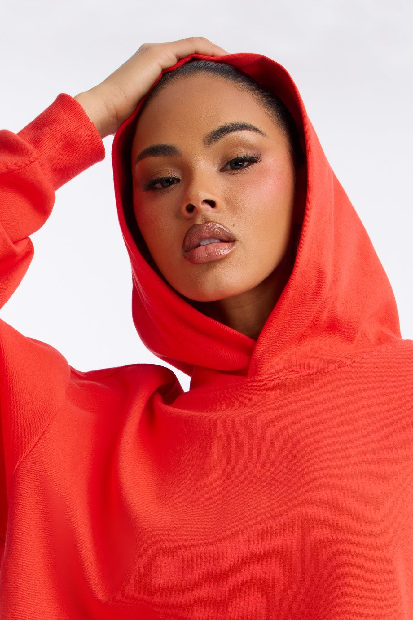 Kenya Sweatshirt Hoodie - Tomato Red Female Product Image