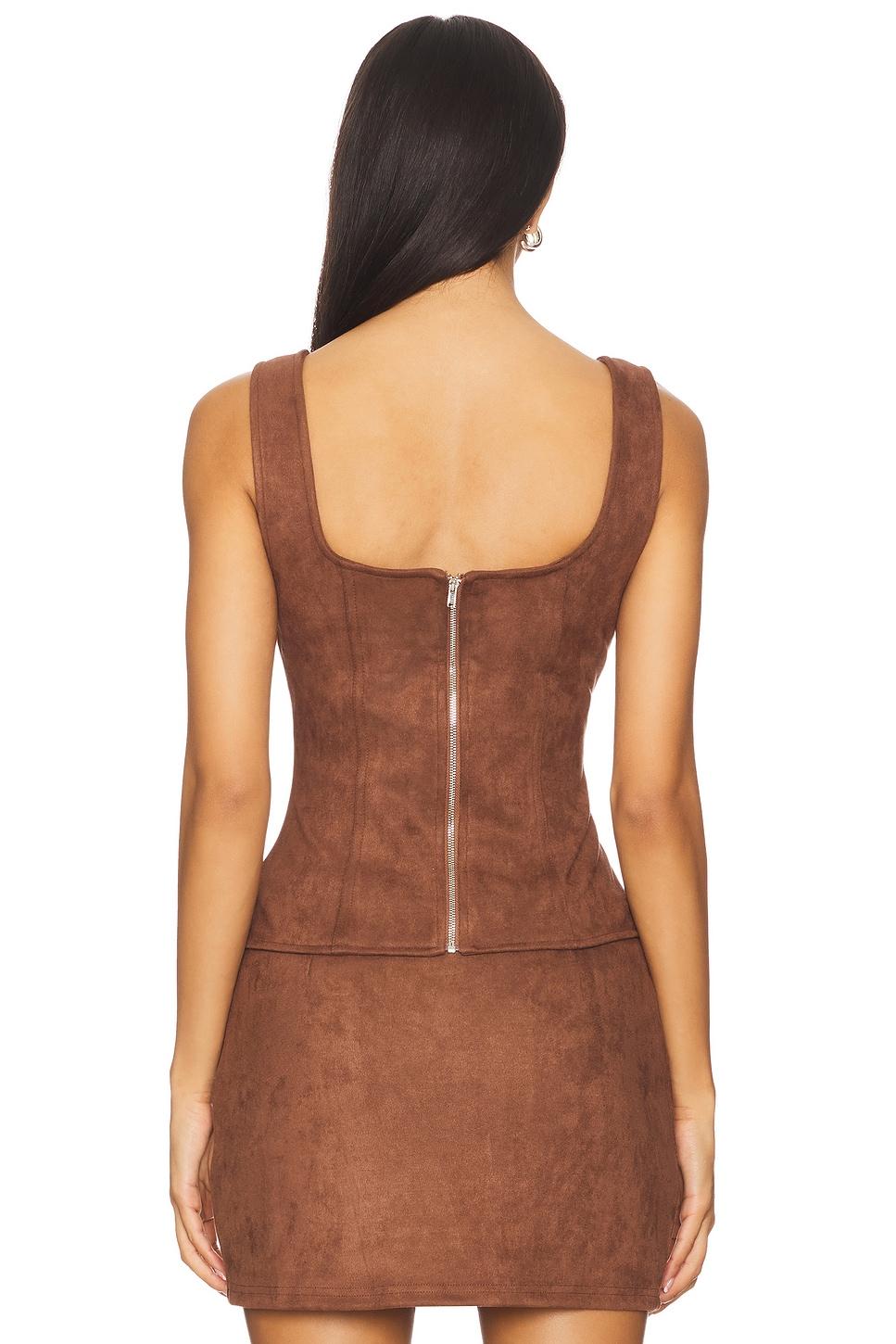 Patsie Faux Suede Top superdown Product Image
