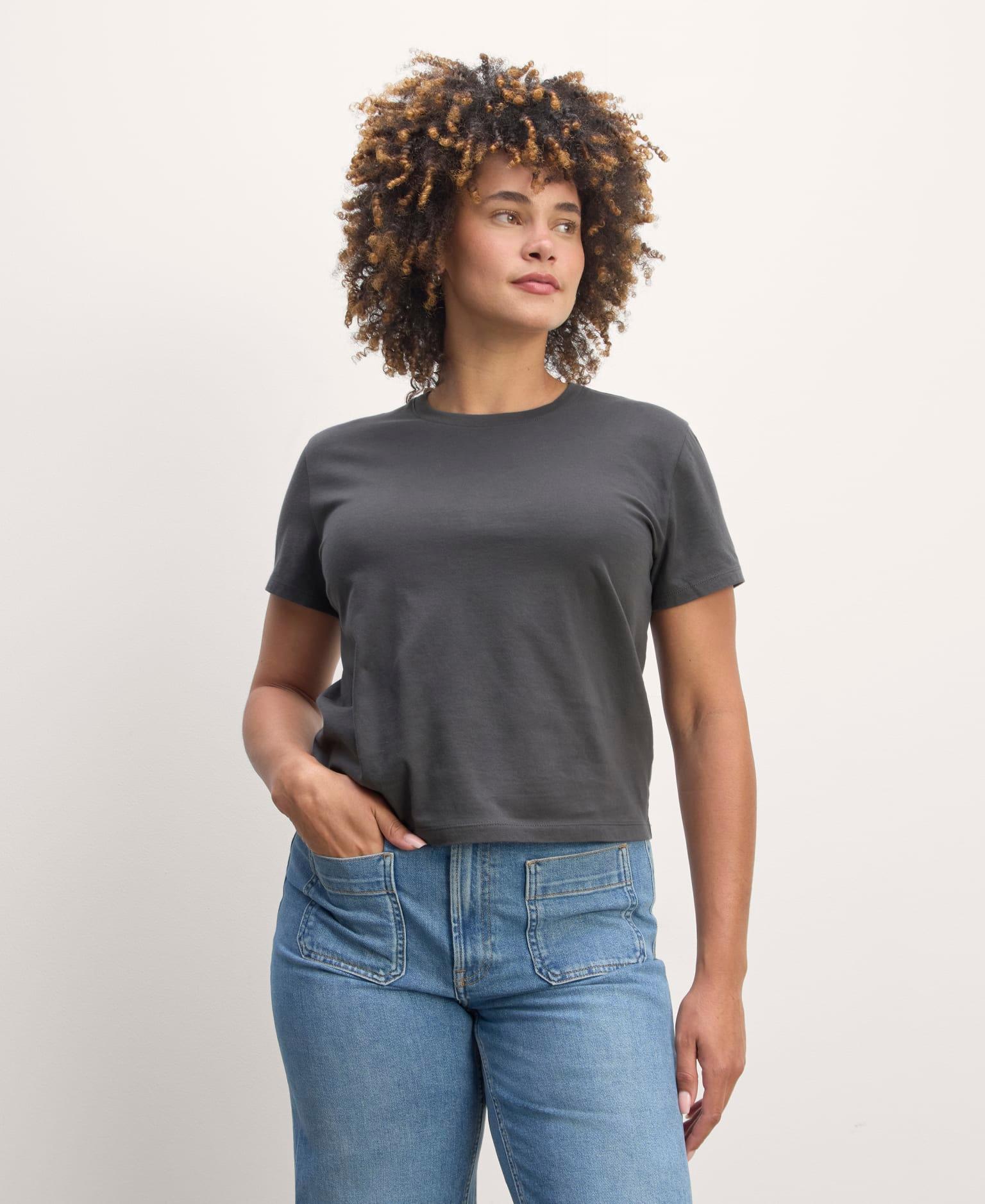 Womens Box-Cut T-Shirt in Essential Cotton by Everlane Product Image