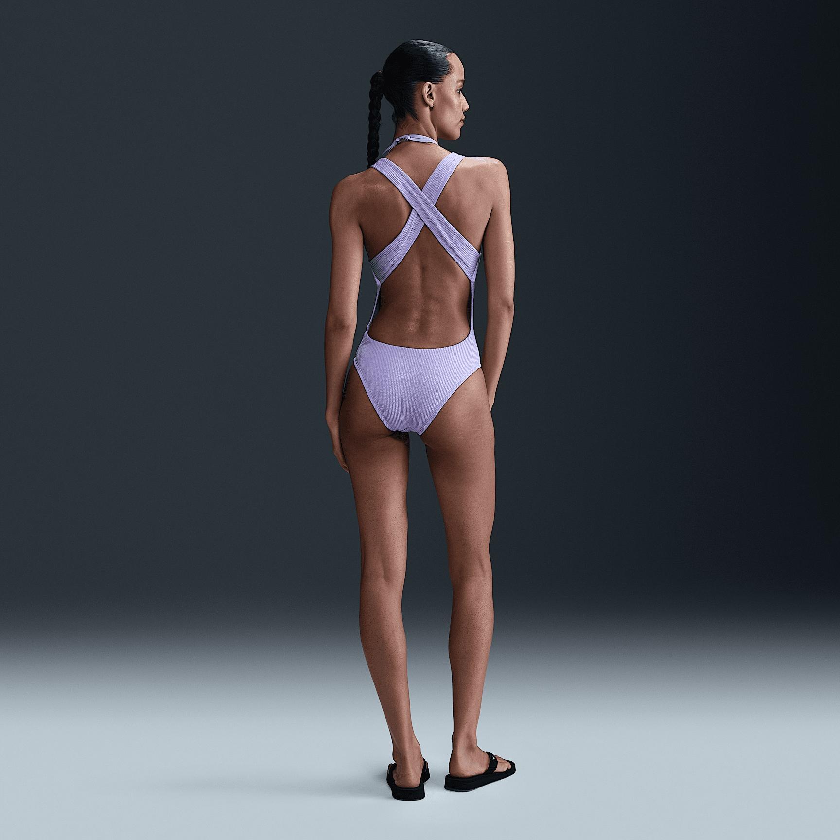 Nike Womens Swim Elevated Essential Crossback One-Piece | NESSF267-576 Product Image
