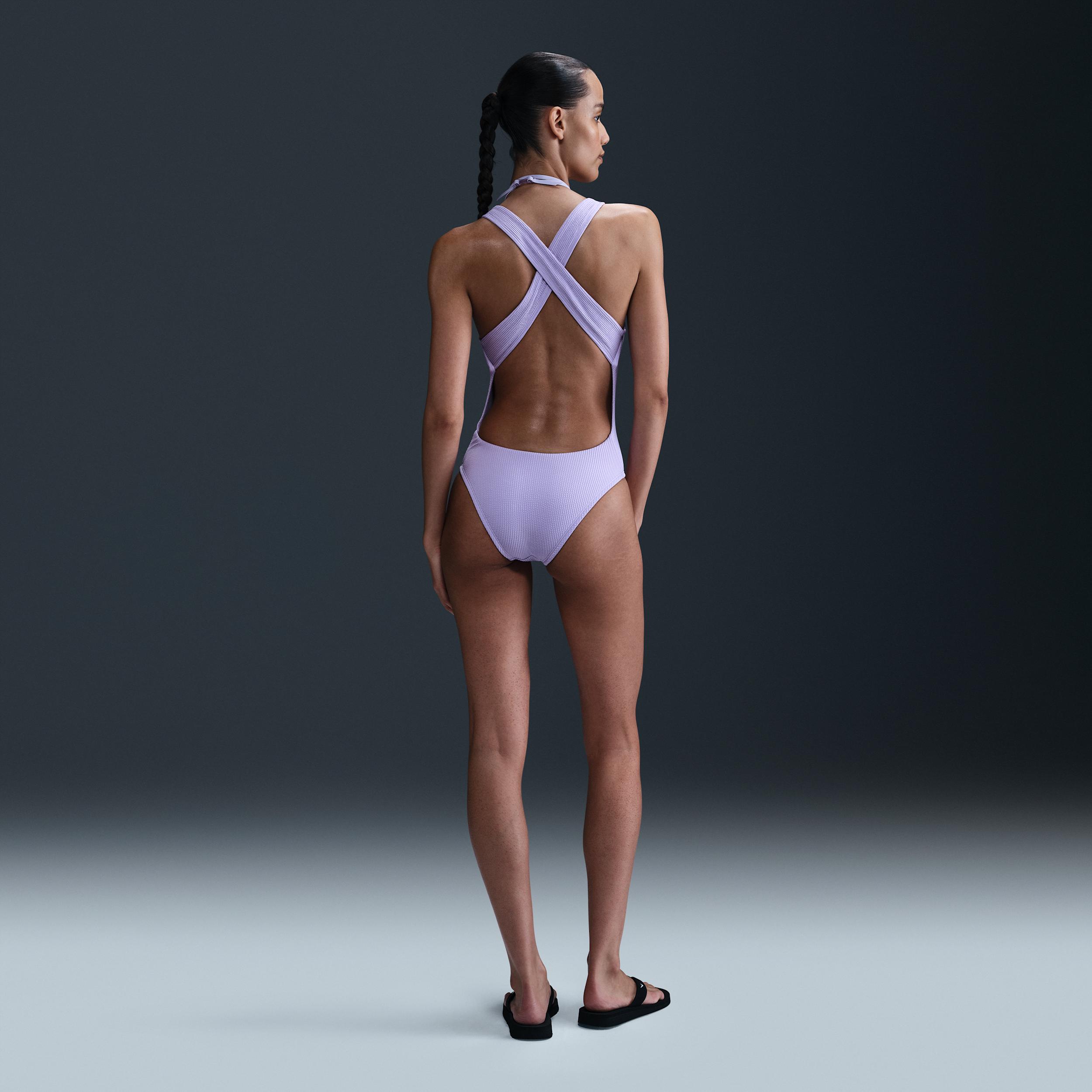 Nike Womens Swim Elevated Essential Crossback One-Piece | NESSF267-576 Product Image