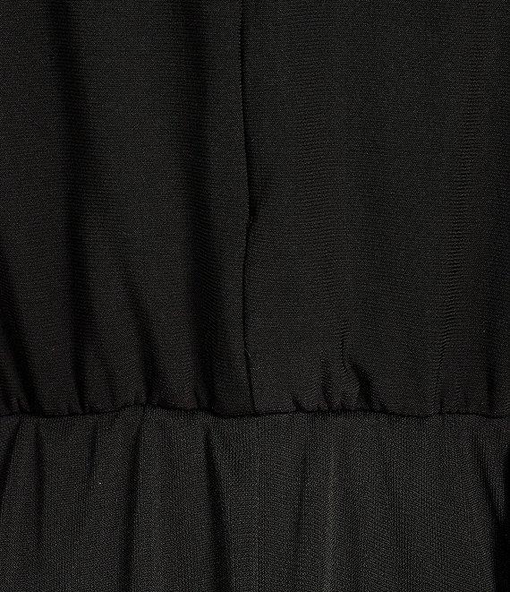 Marina Beaded 3/4 Sleeve Crew Neck Flyaway Jumpsuit Product Image