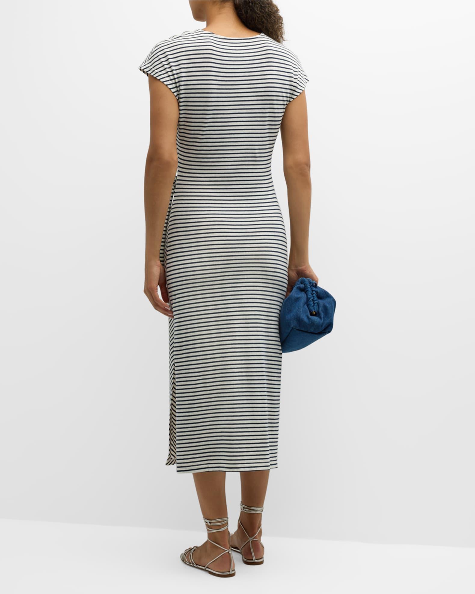 Selah Striped Midi Dress  Product Image