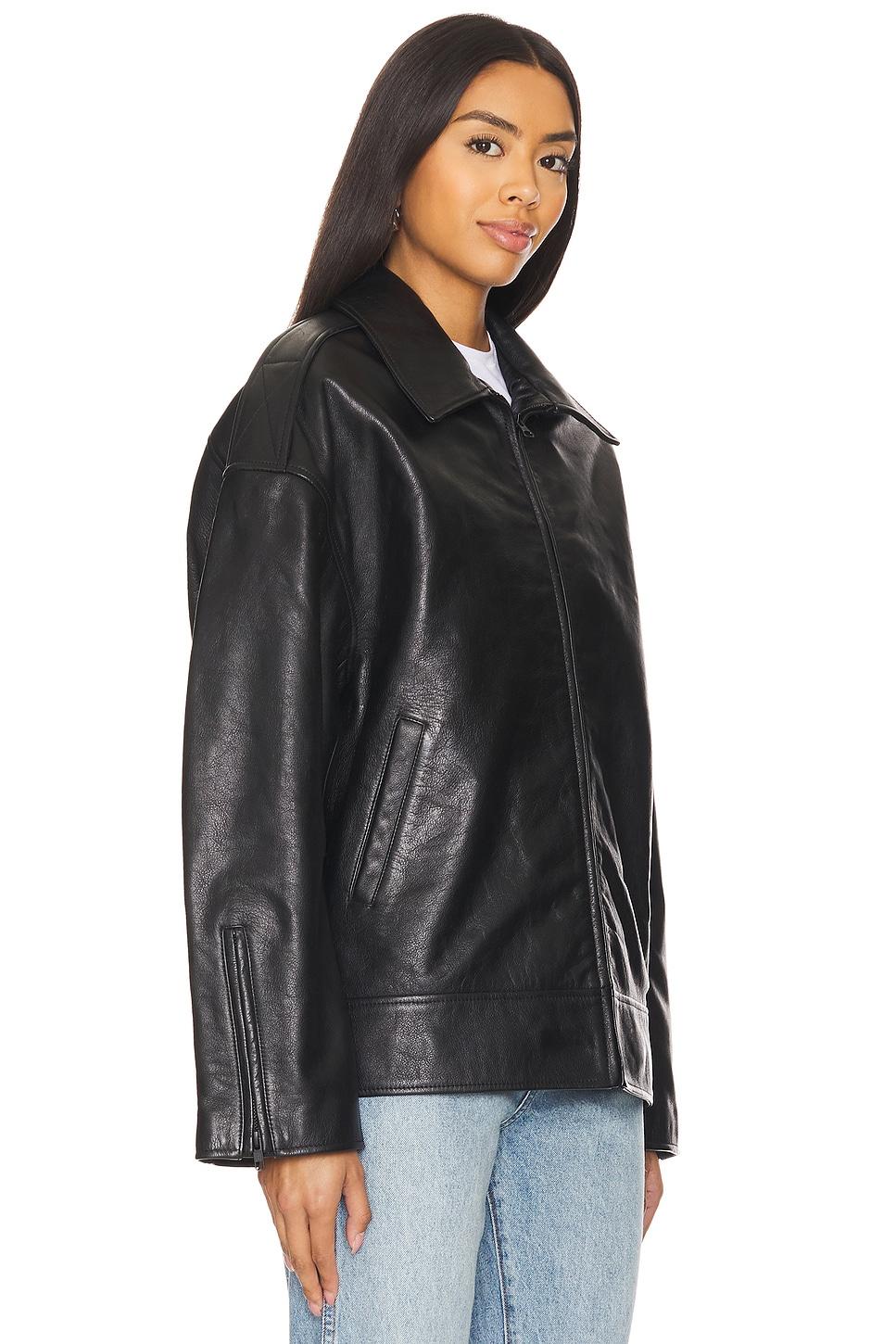 Alek Leather Jacket GRLFRND Product Image