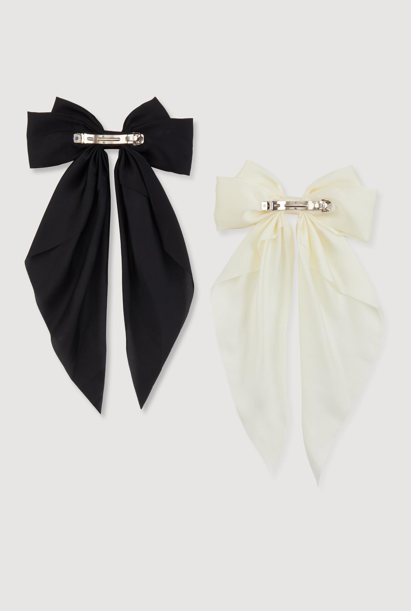 Oversized Bow Ribbon Hair Clips 2 Pack Unisex Product Image