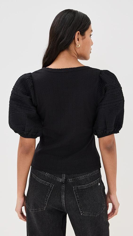 Sea Myra Cotton Combo Short Sleeve Top | Shopbop Product Image