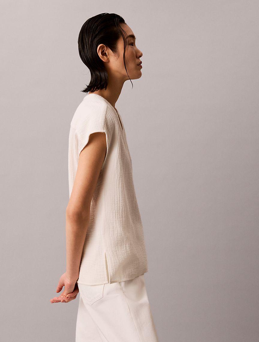 Double Gauze Relaxed T-Shirt Product Image