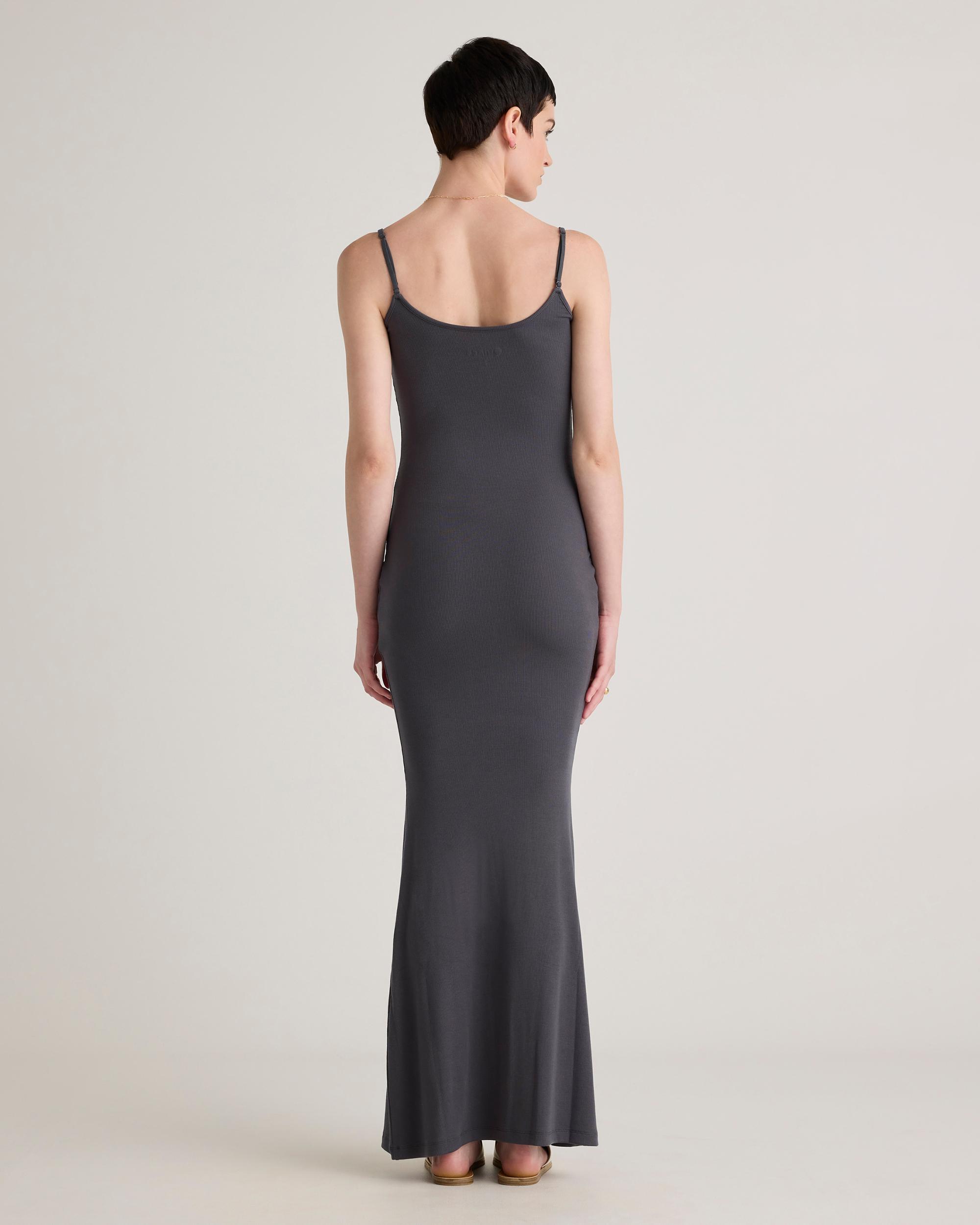 Quince | Women's Tencel Rib Knit Maxi Slip Dress Cotton/Modal Product Image