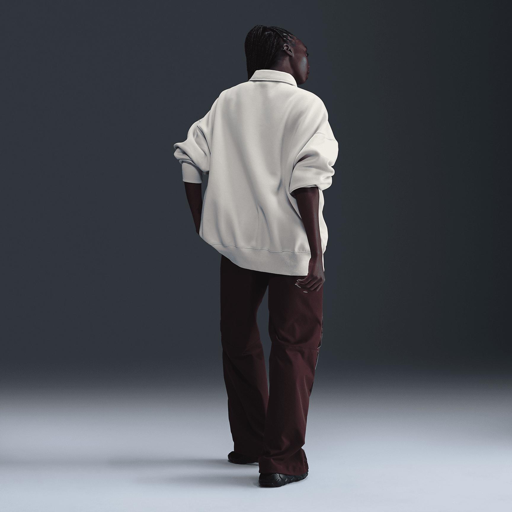 Nike Sportswear Phoenix Fleece Women's Oversized 1/4-Zip Polo Product Image