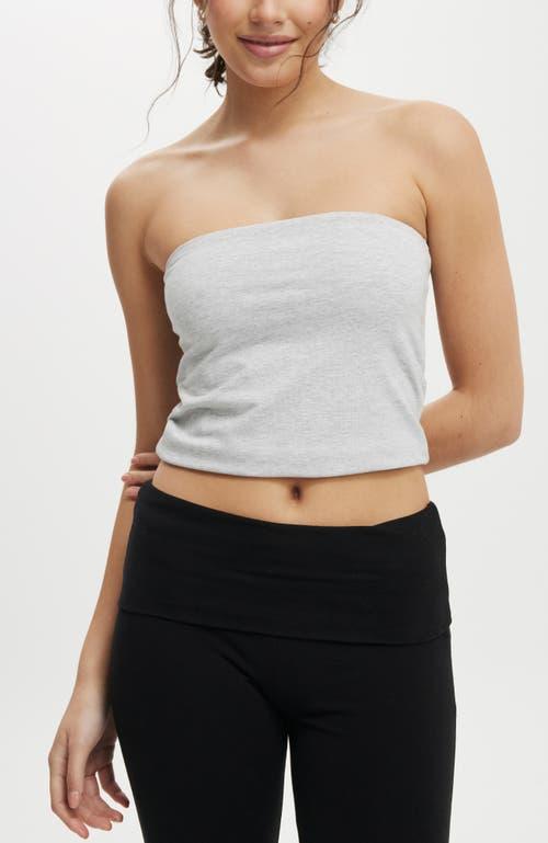 Cotton On Women's All Day Tube Top in Grey Marle at Nordstrom, Size Large Product Image