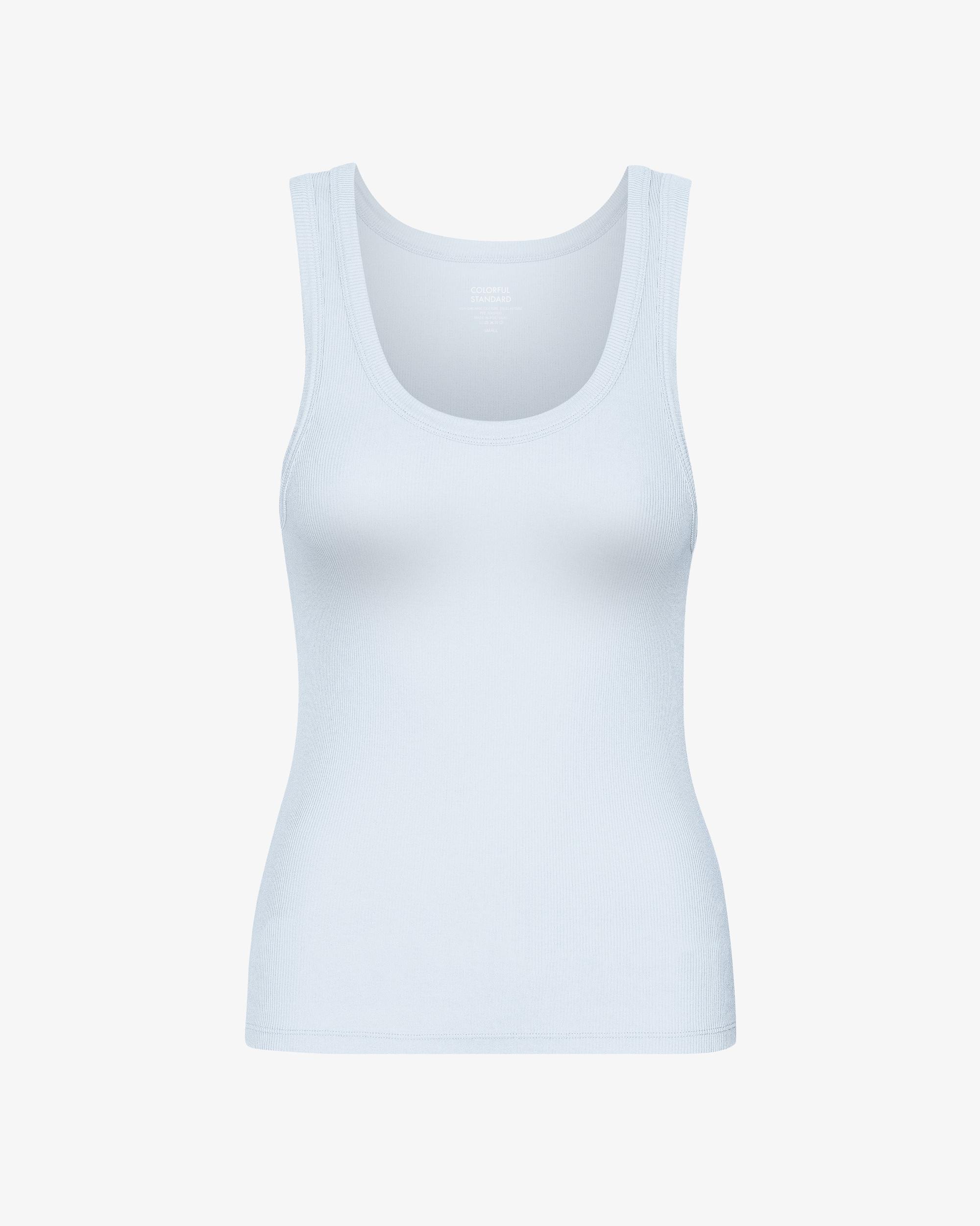 Women Organic Rib Tank Top - Coffee Brown Product Image