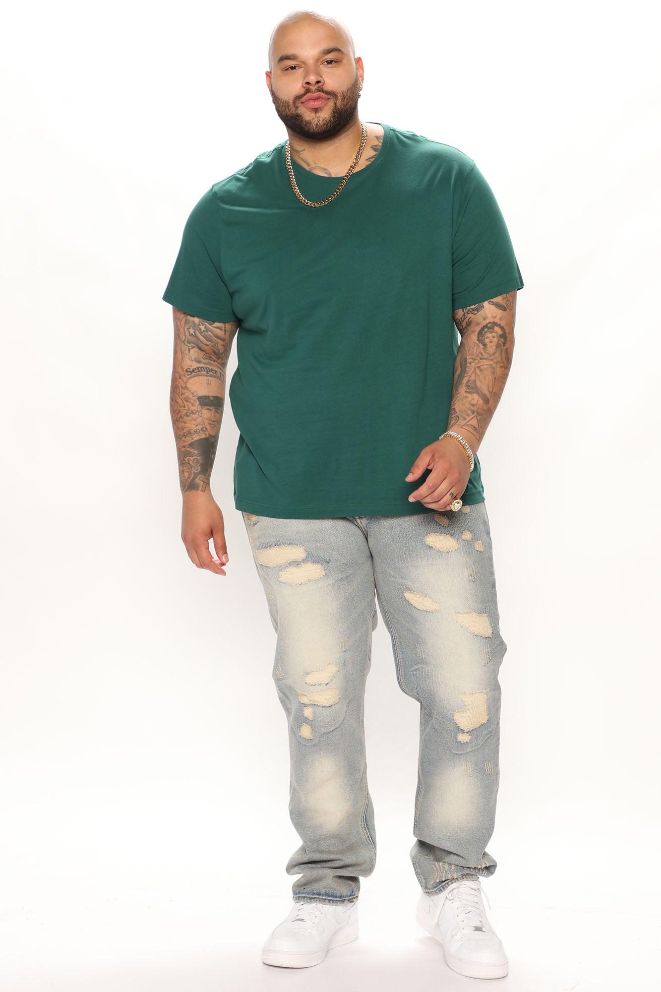 Essential Short Sleeve Crew Tee - Hunter Product Image