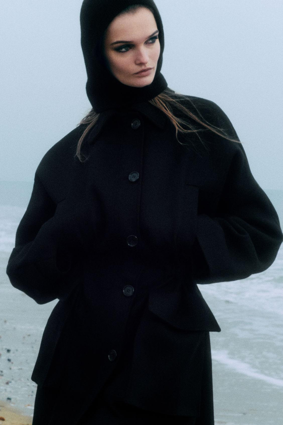 OVERSIZED WOOL WORKWEAR COAT Product Image