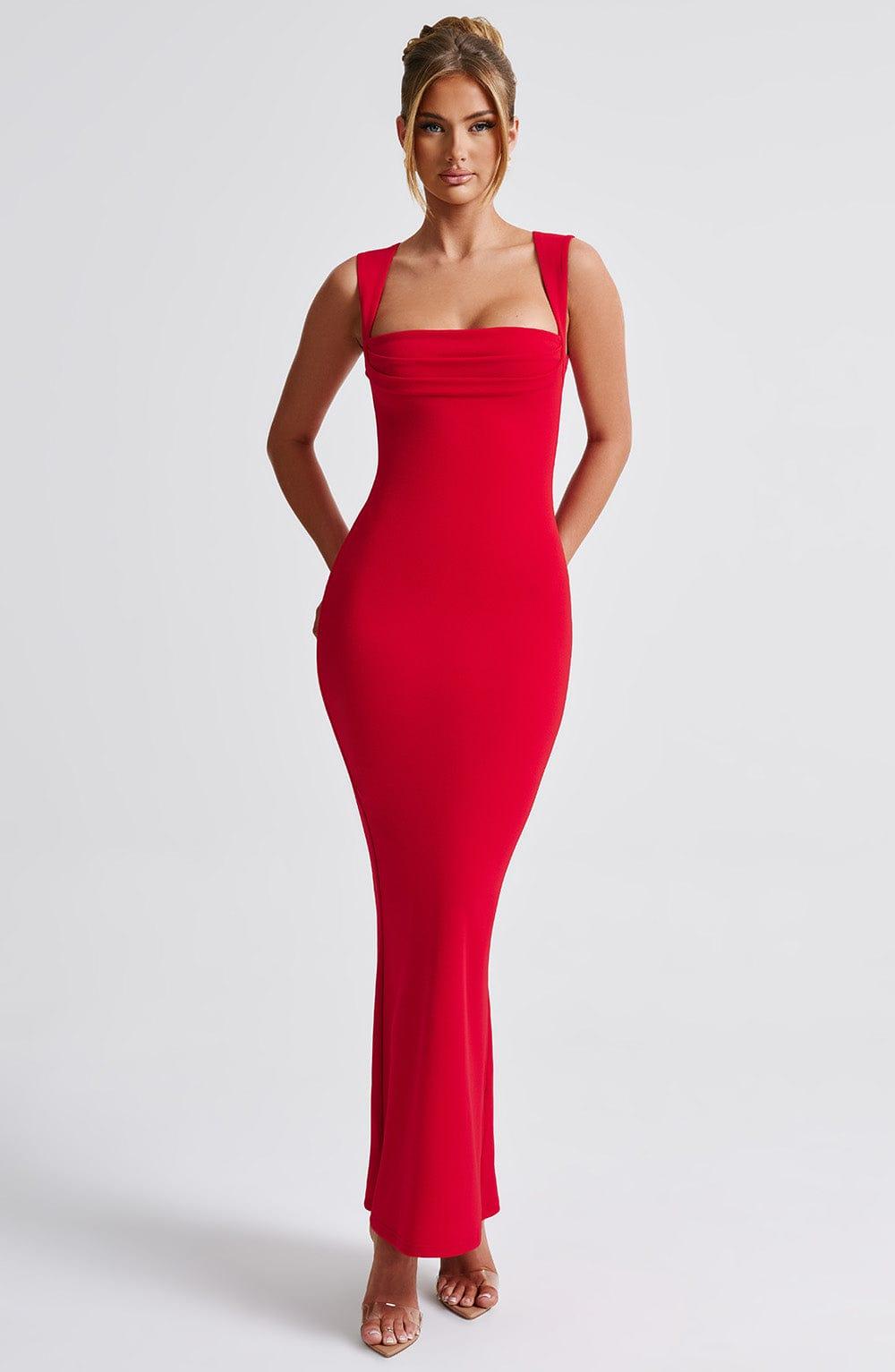 Helena Maxi Dress - Red Product Image