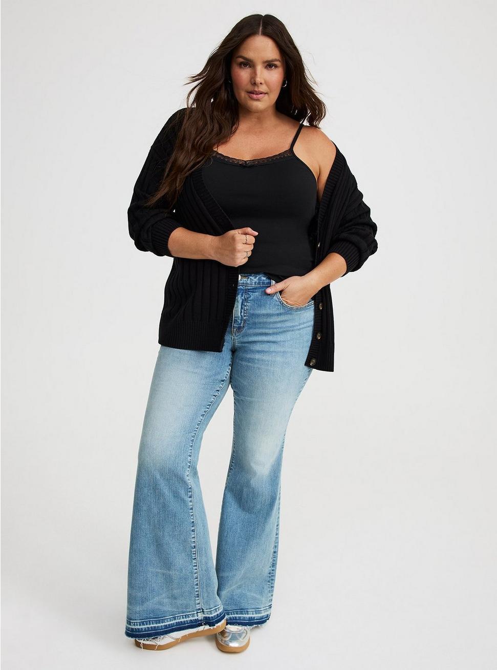 Lace Trim V-Neck Cami Product Image