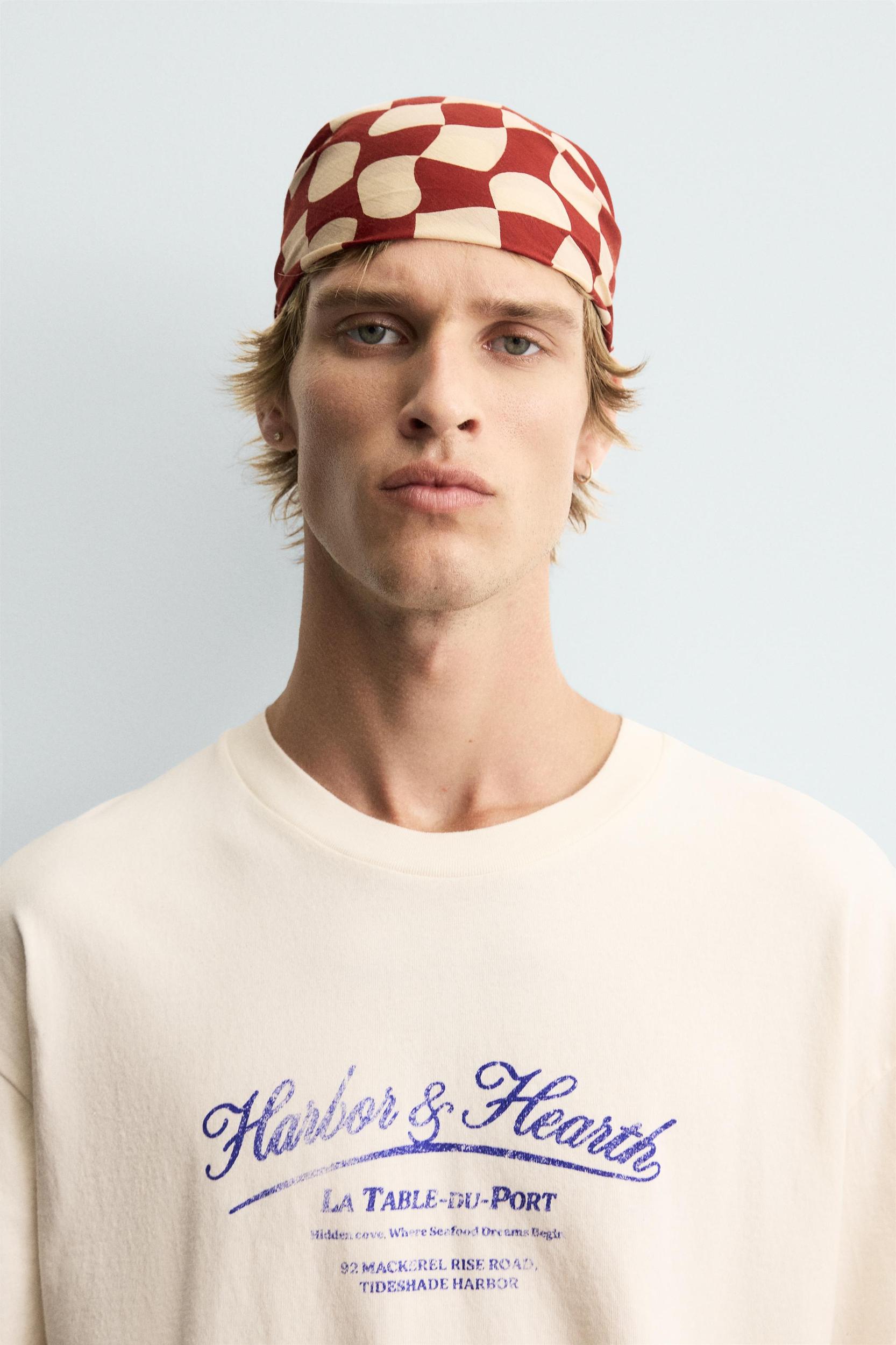 WASHED PRINT T-SHIRT Product Image