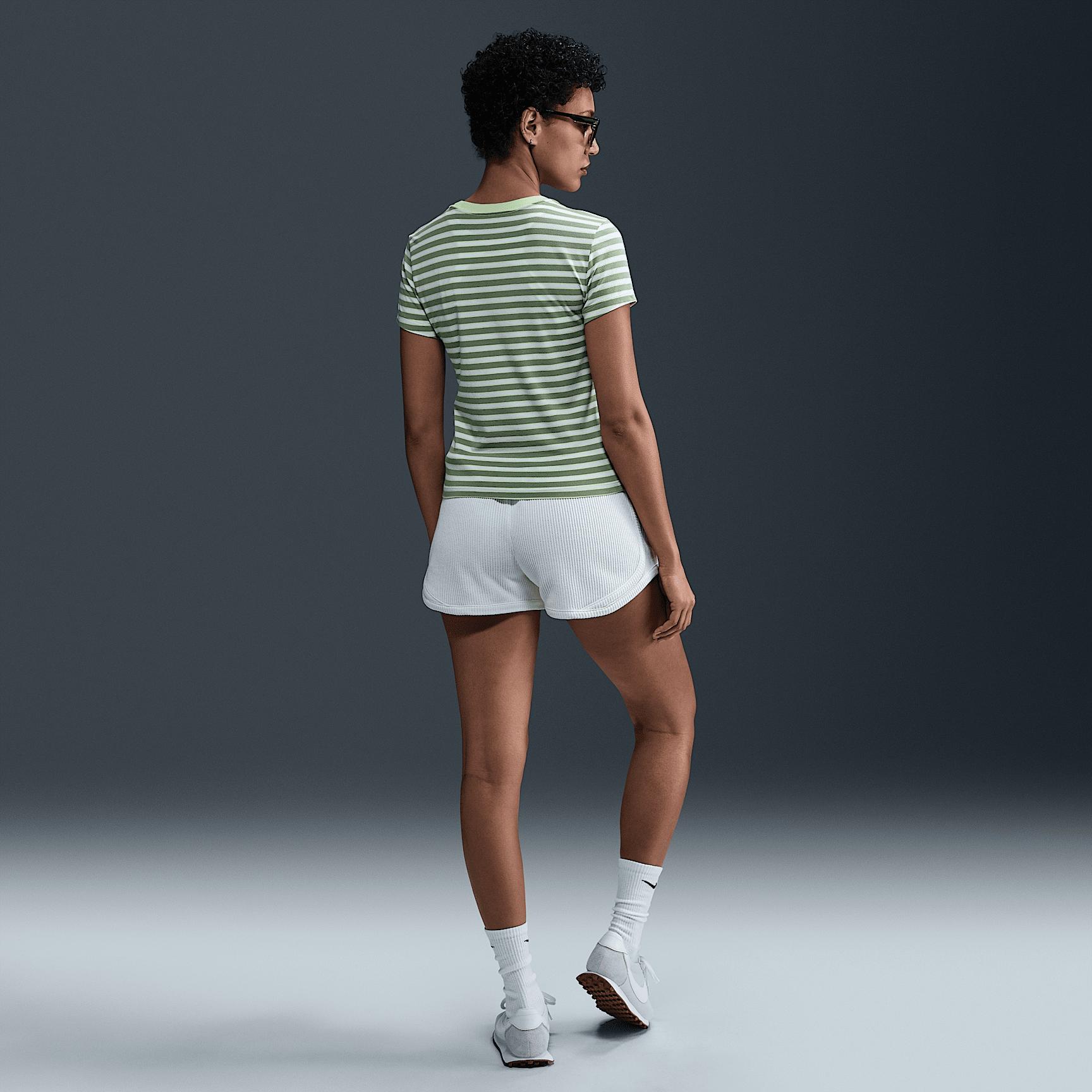 Nike Sportswear Chill Knit Women's Slim Striped T-Shirt Product Image