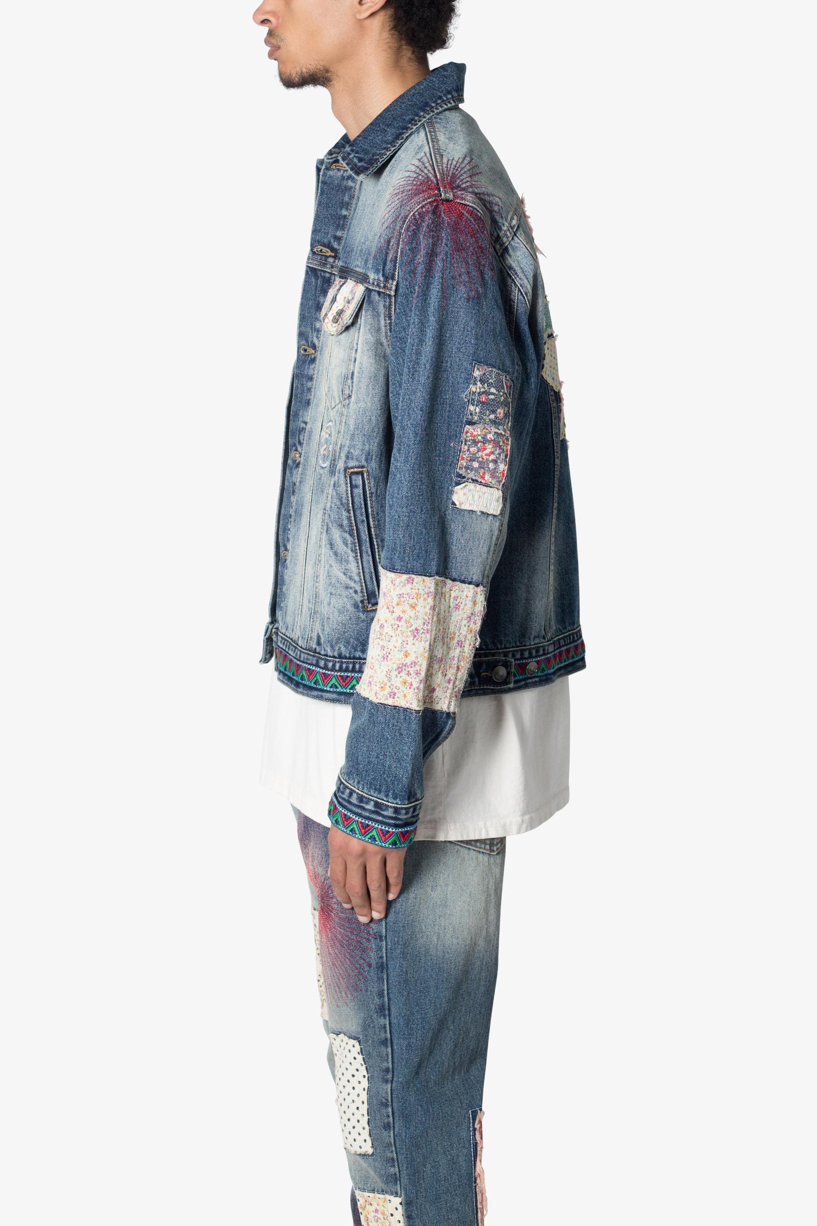 Rugged Trucker Jacket - Blue Product Image