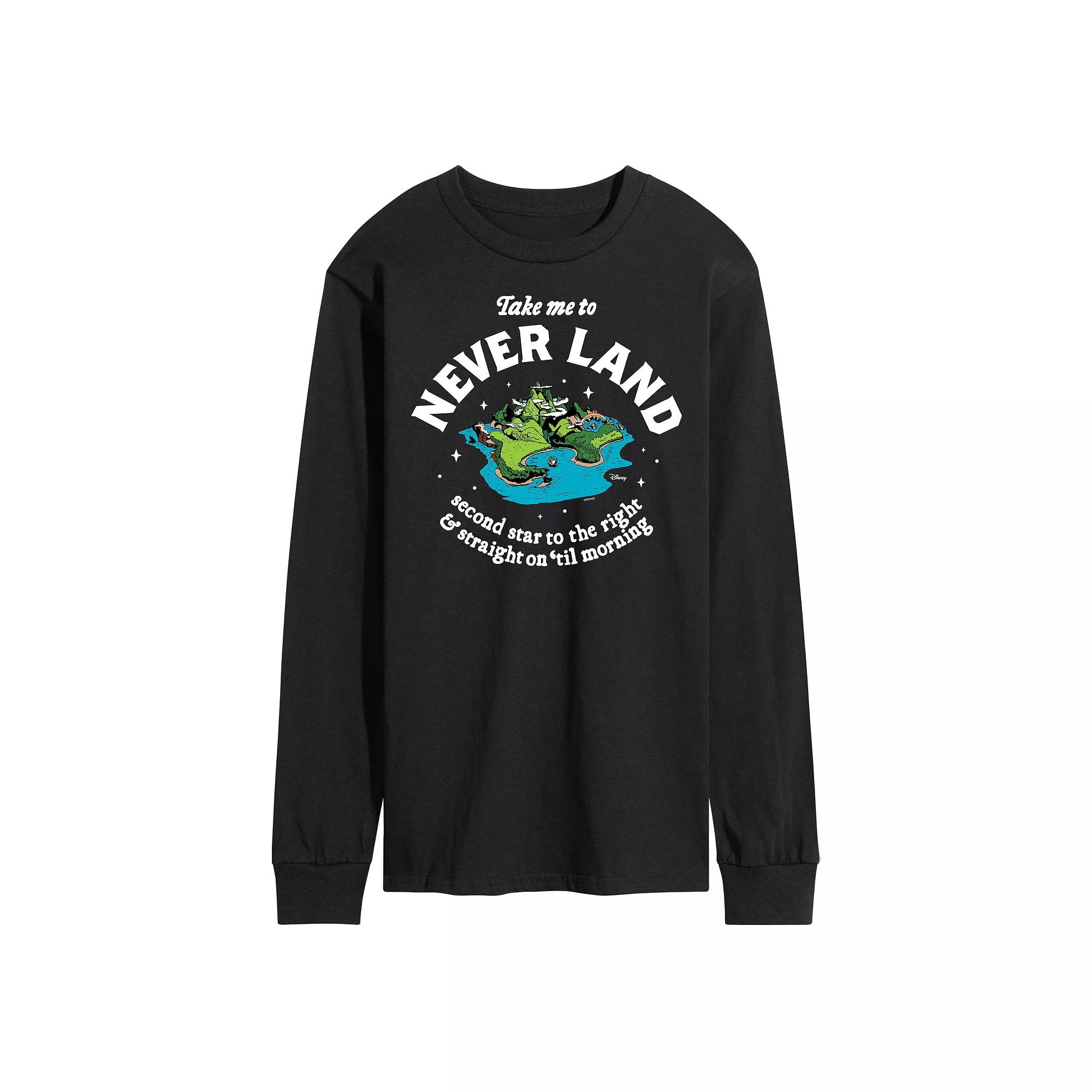 Disney's Peter Pan Men's Never Land Long Sleeve,  Product Image