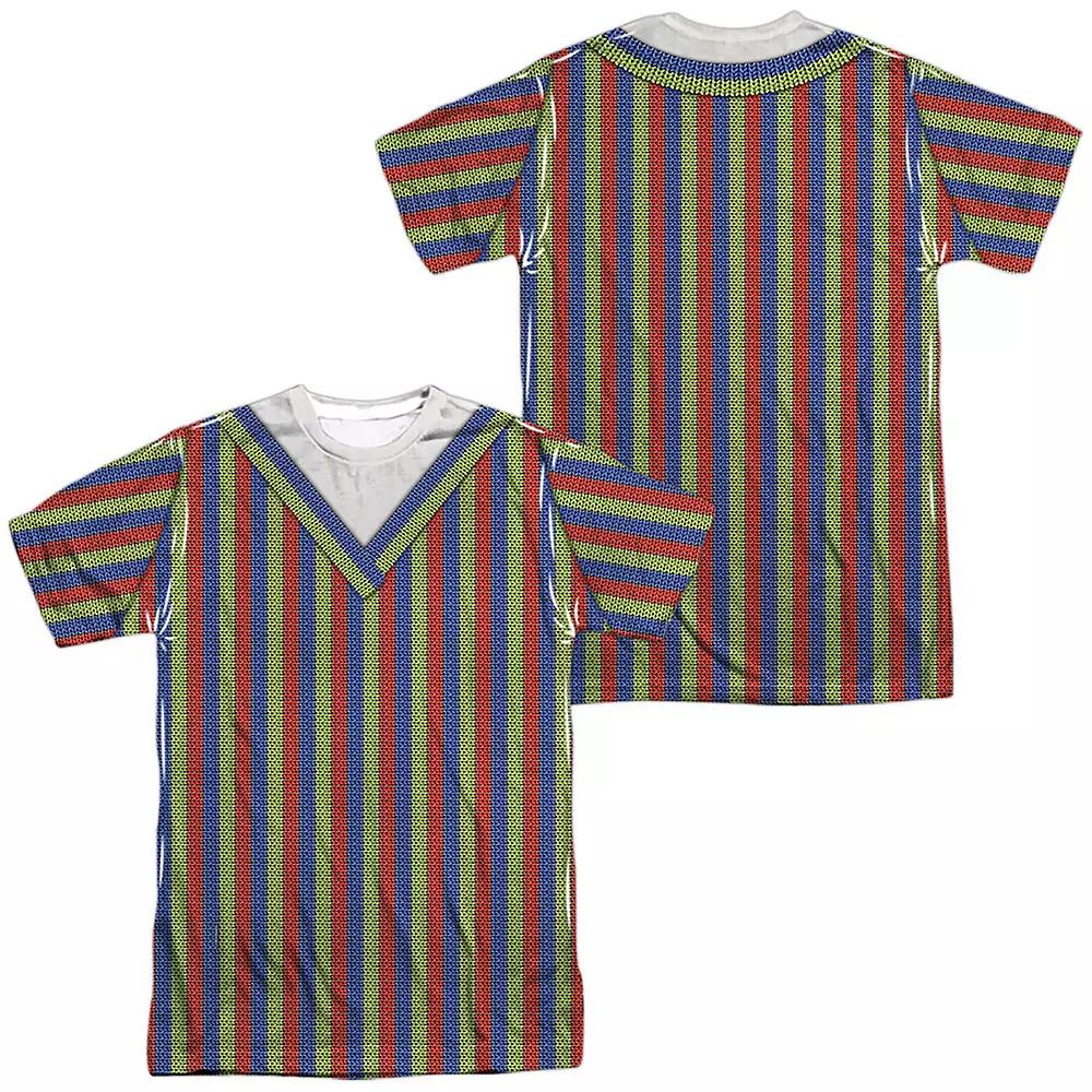 Men's Sesame Street Bert Costume Sublimated Graphic Tee, Size: Medium, Black Product Image