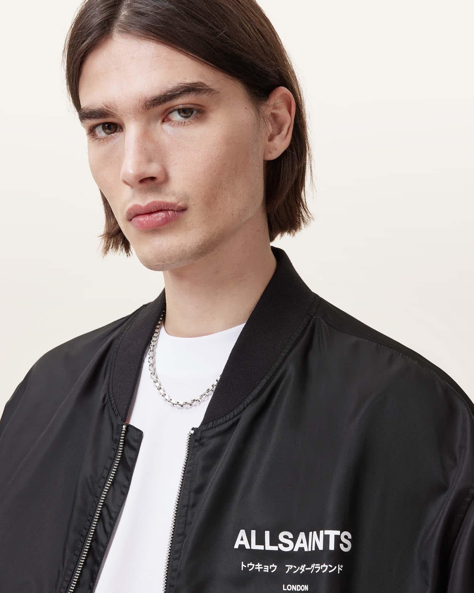 Underground Relaxed Fit Bomber Jacket Product Image