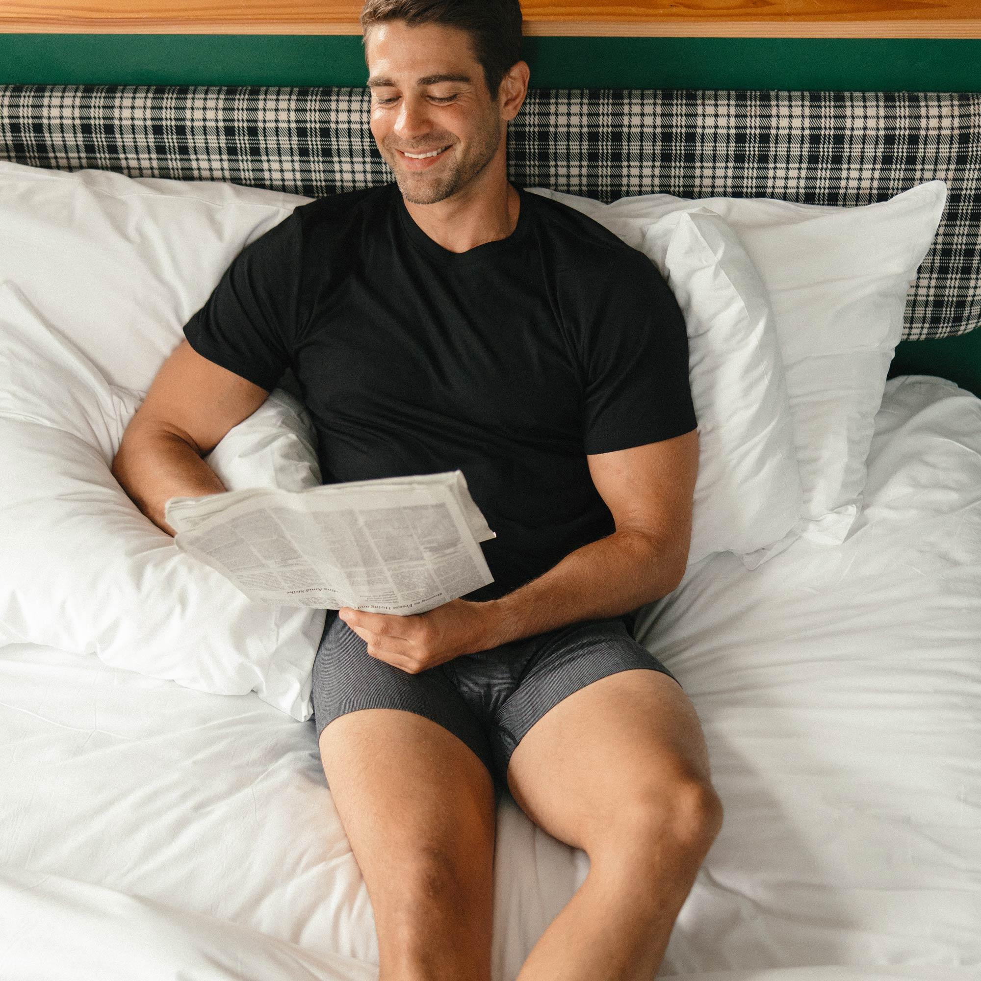 Merino Wool Crew Neck T-Shirt | Ash Brown Product Image