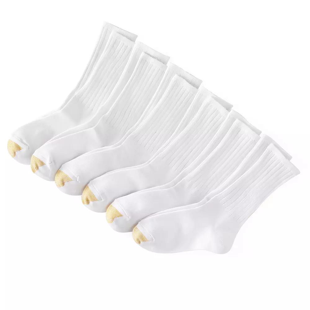 Women's GOLDTOE ® 6-pack Ribbed Crew Socks,  Product Image