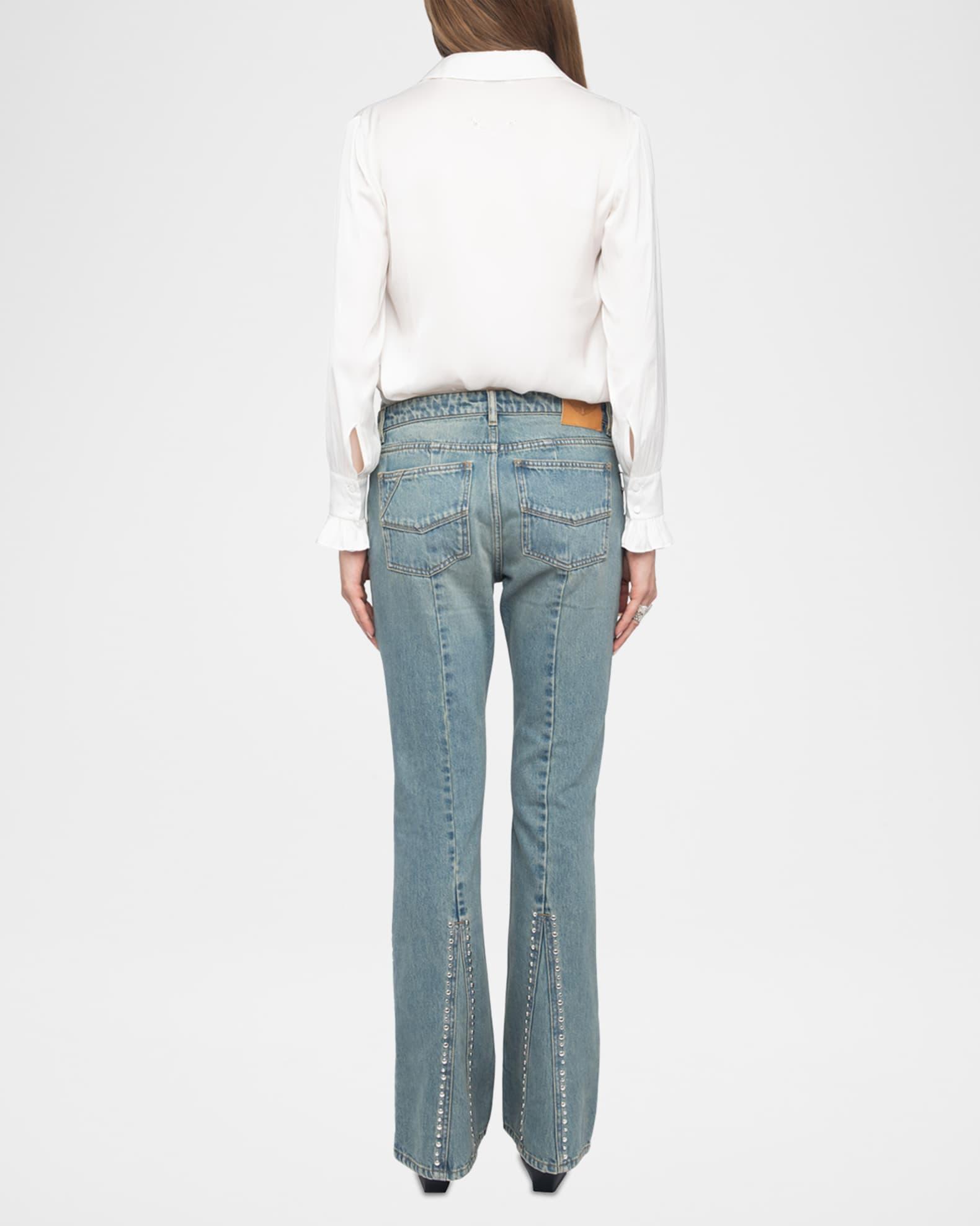 Eclip Studded Bootcut Jeans Product Image