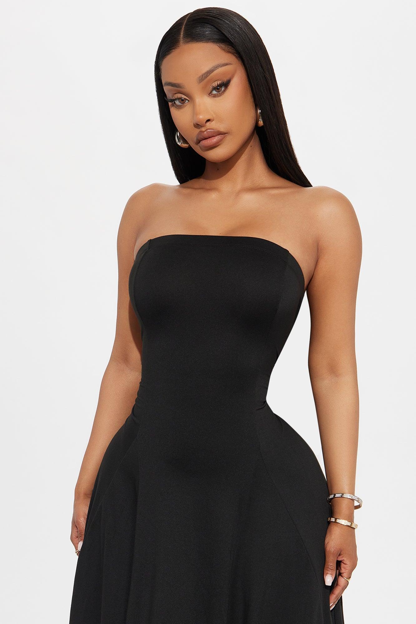 Klarissa Strapless Maxi Dress - Black Product Image