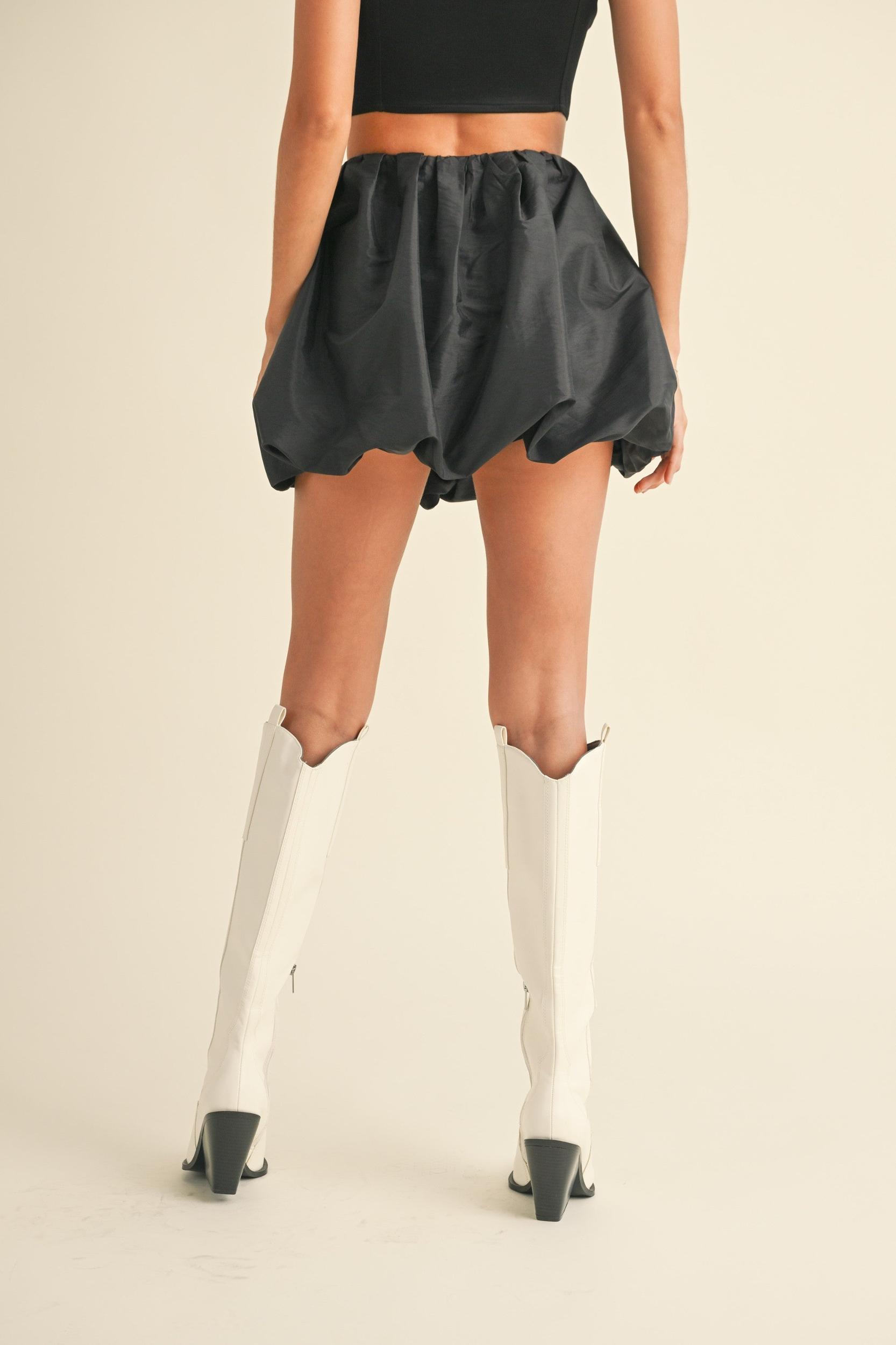 Metallic Balloon Mini Skirt Product Image