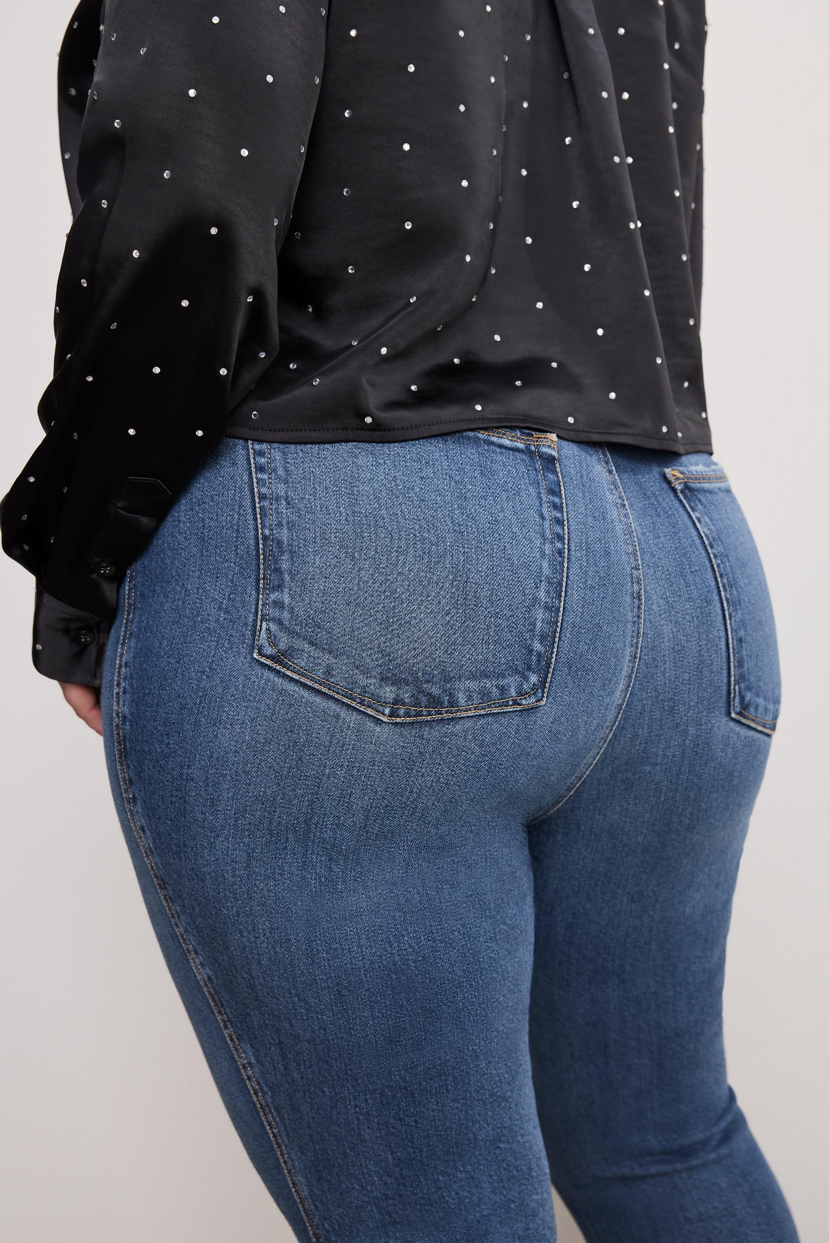 SOFT-TECH GOOD CURVE STRAIGHT JEANS | INDIGO737 Product Image