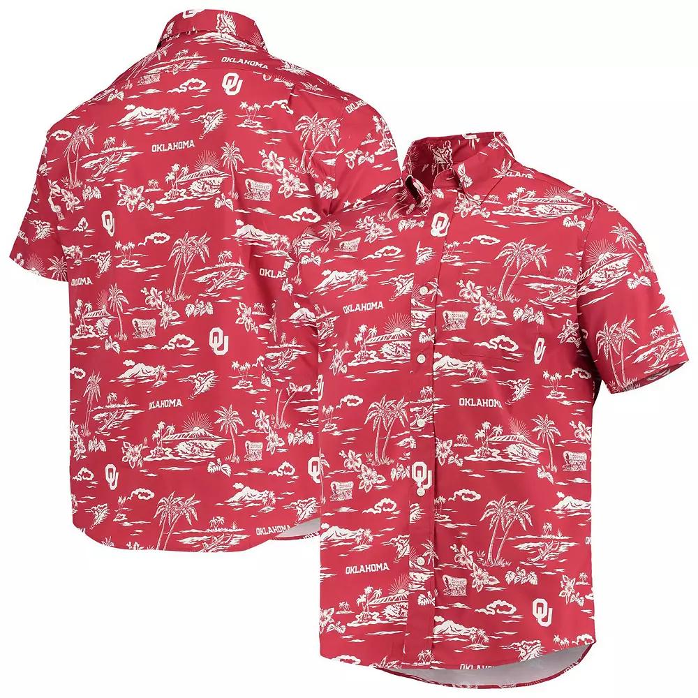Men's Reyn Spooner Crimson Oklahoma Sooners Classic Button-Down Shirt,  Product Image