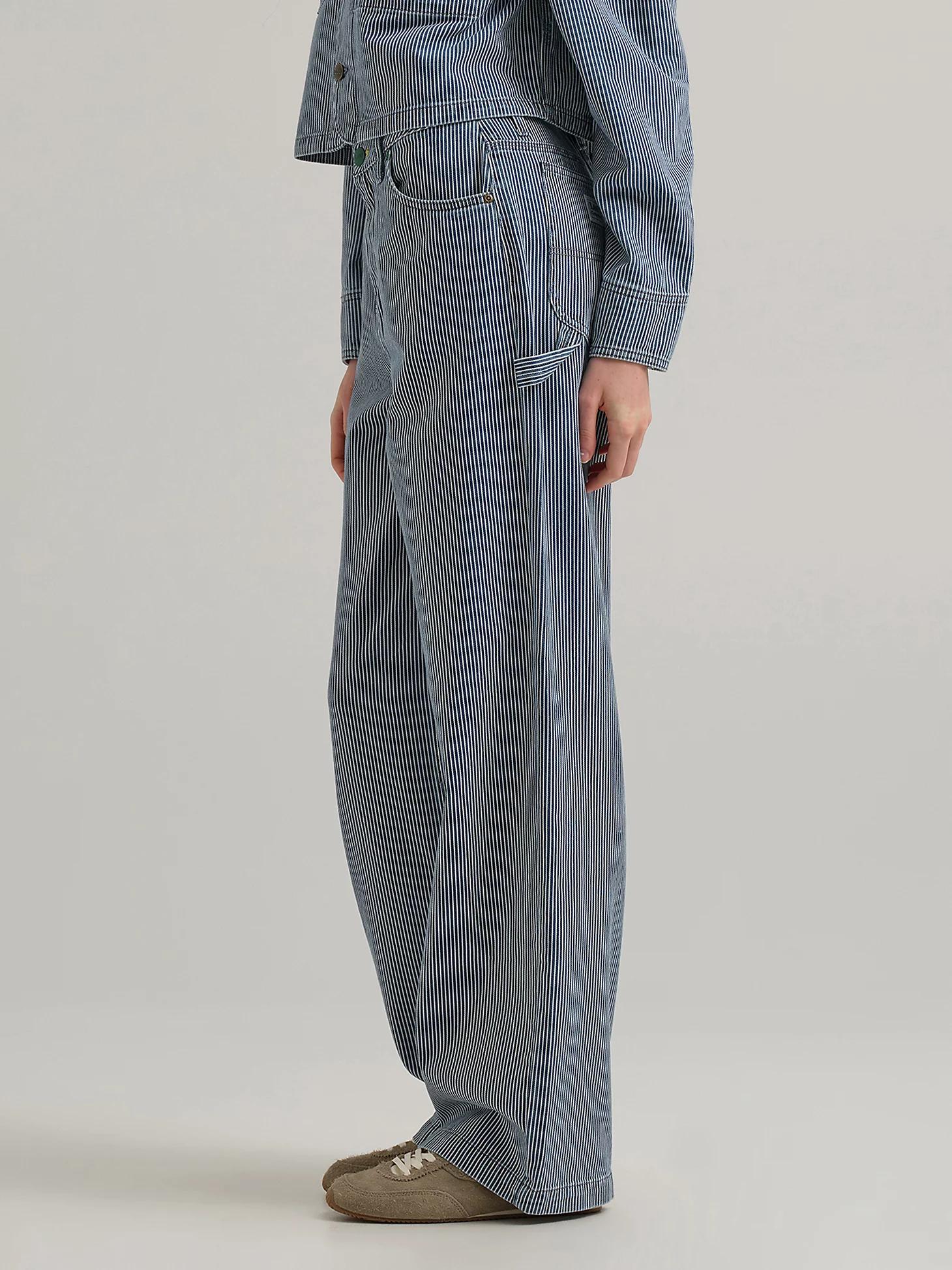 Women's Lee® x Crayola® Railroad Stripe Loose Straight Carpenter Jean | Women's Jeans | Lee® Product Image
