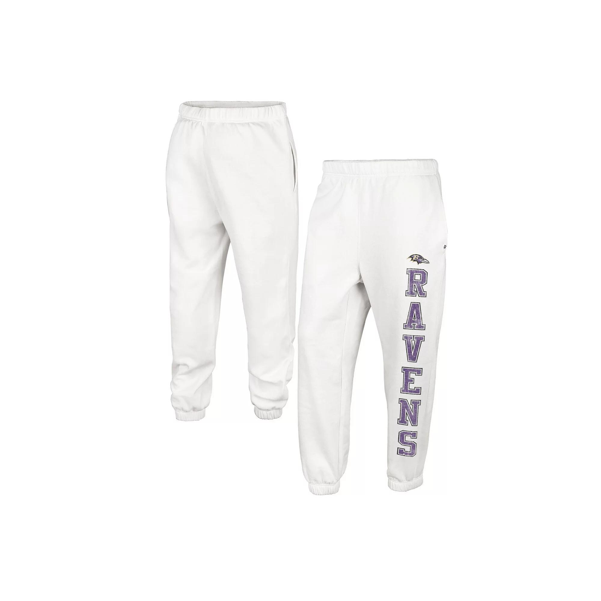 Women's '47 Oatmeal Baltimore Ravens Harper Joggers,  Product Image