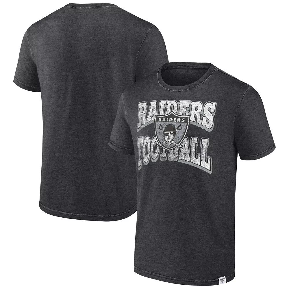 Men's Fanatics Branded Heather Charcoal Las Vegas Raiders Force Out T-Shirt, Size: Small, Lvr Charco Product Image