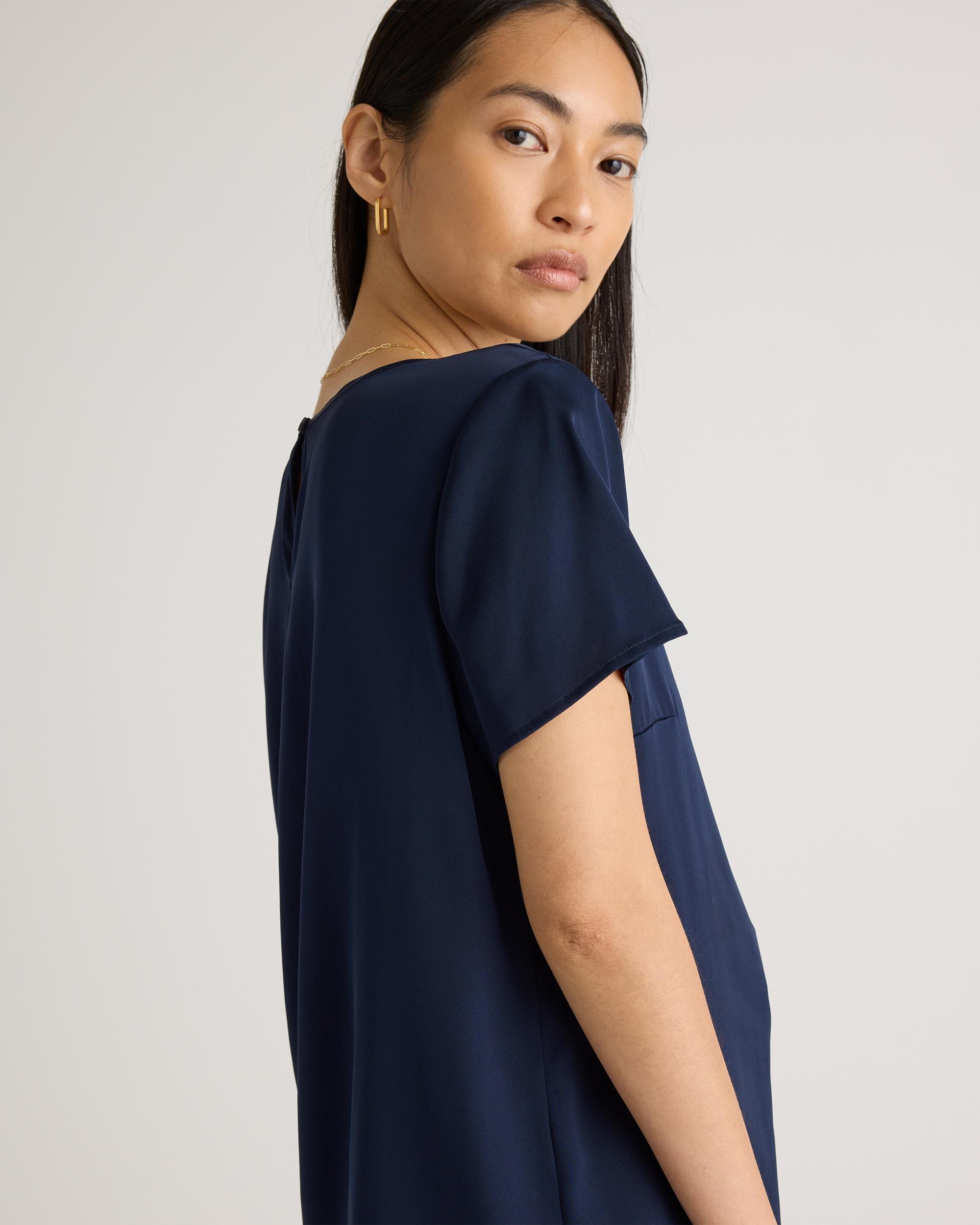 Quince | Women's 100% Washable Silk Stretch T-Shirt Product Image