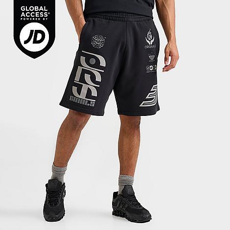 Mens adidas Originals Moto Sponsors Graphic French Terry Shorts Product Image