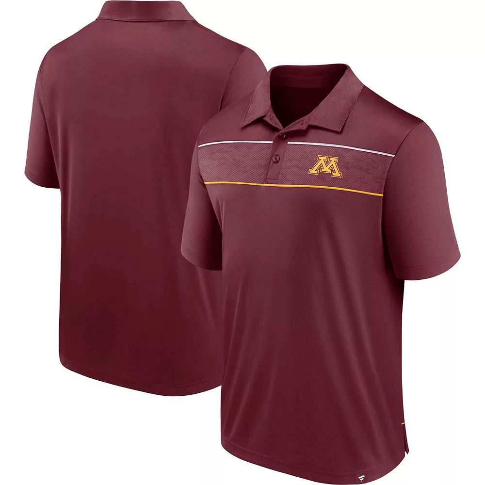 Men's Fanatics Branded  Maroon Minnesota Golden Gophers Defender Polo, Size: XL, Red Product Image