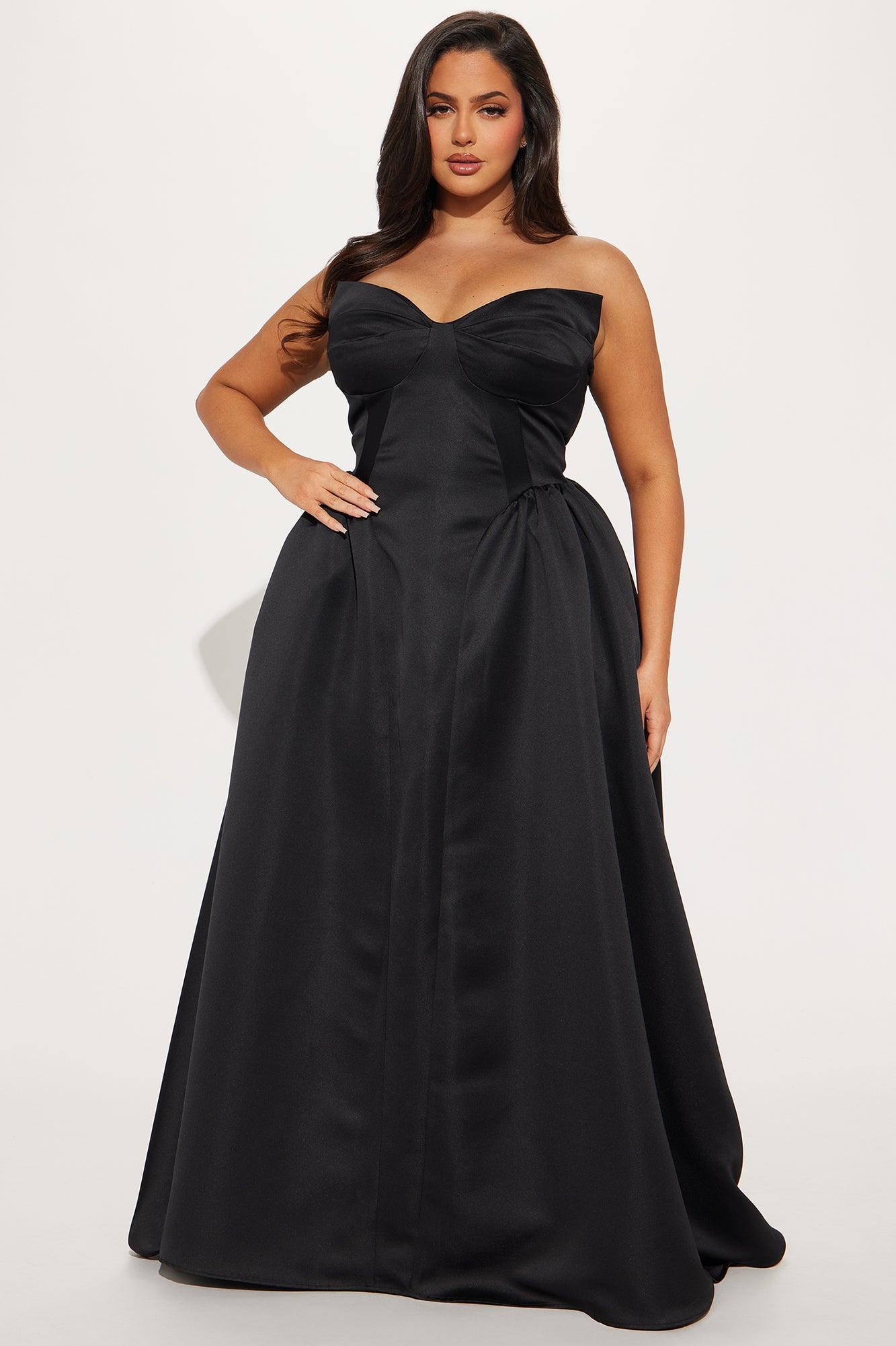 Sweet And Flirty Maxi Dress - Black Product Image