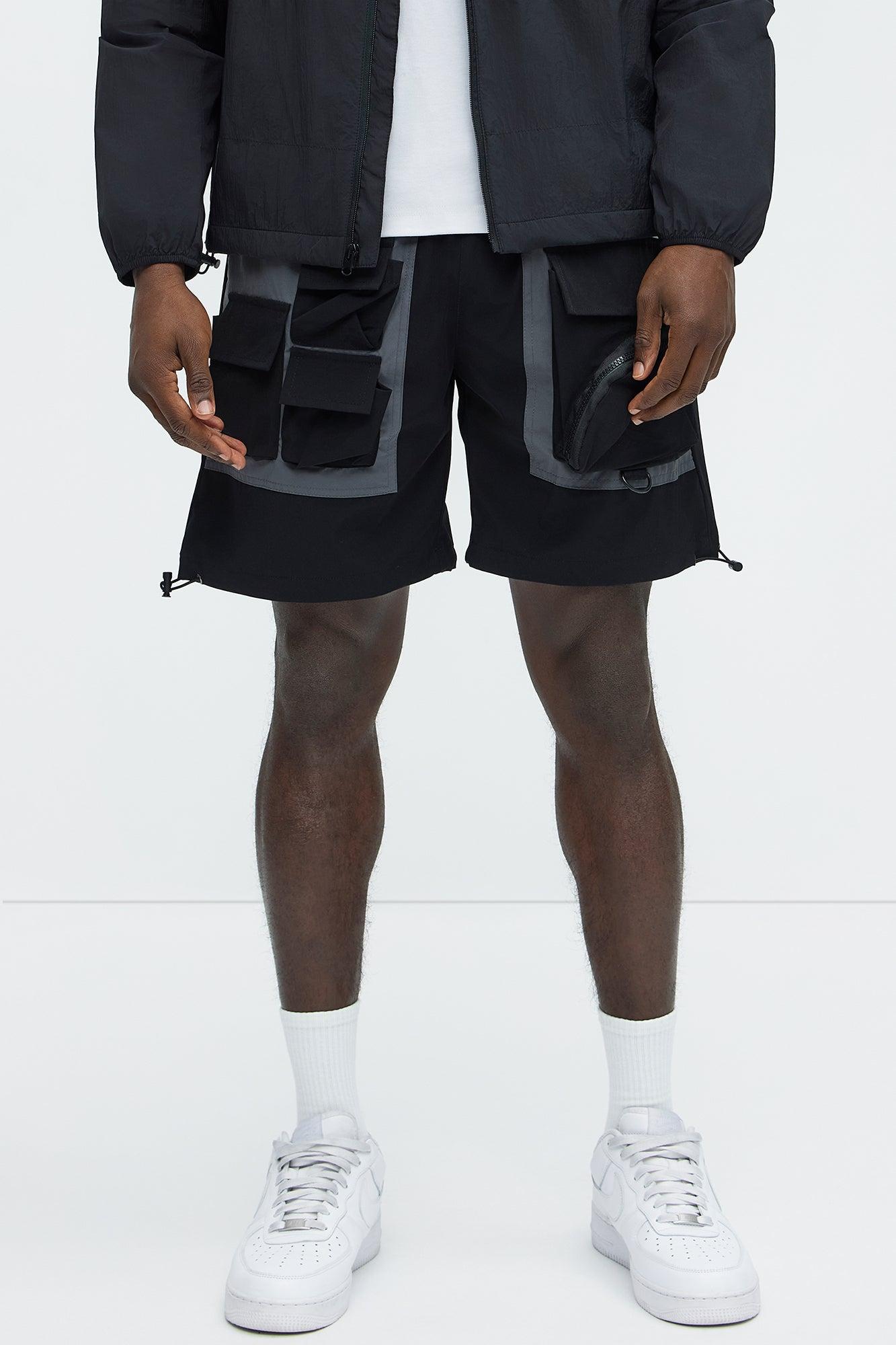 This Way Nylon Utility Short - Black Product Image