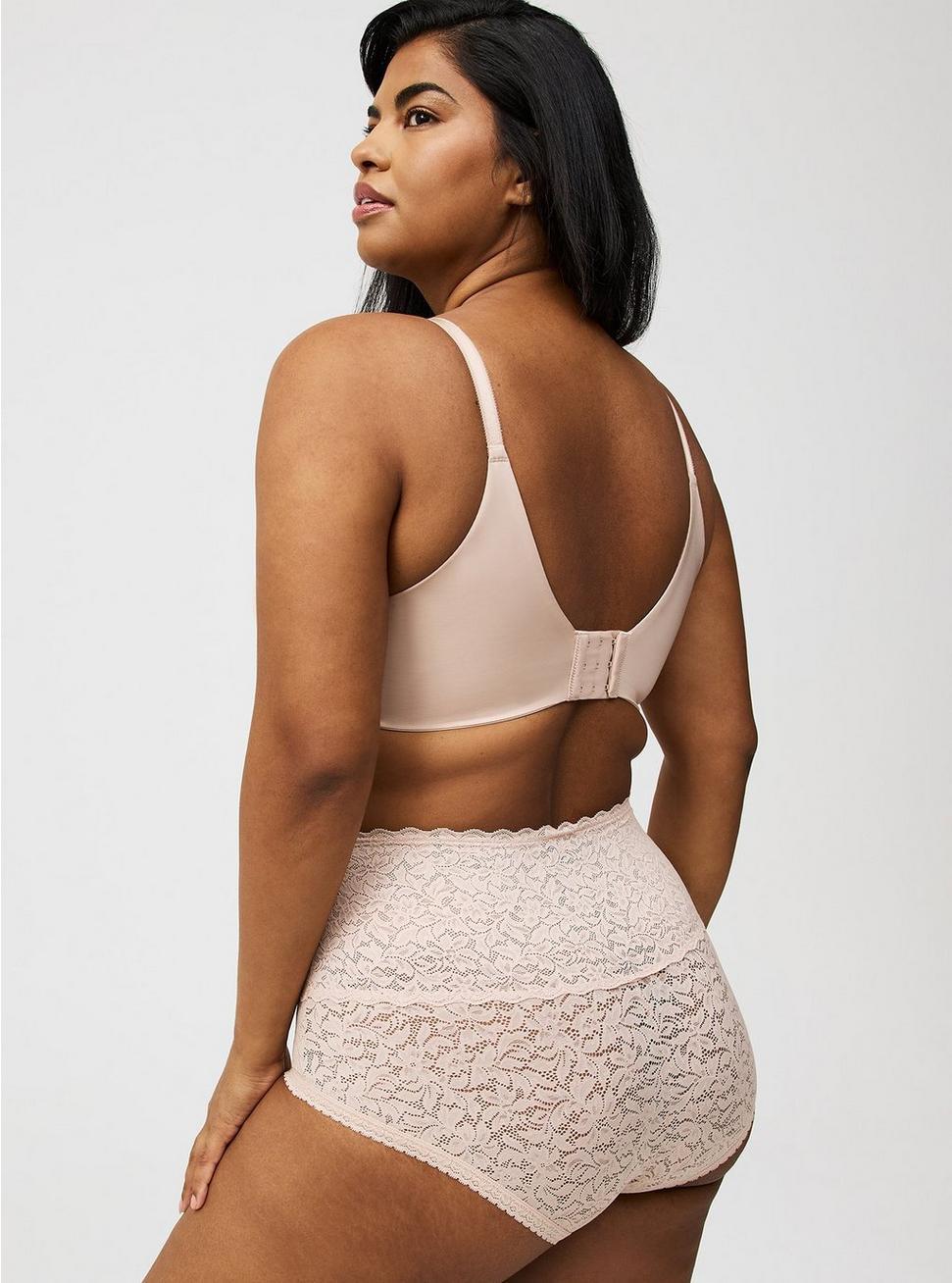 4-Way Stretch High-Rise Lace Panty Product Image